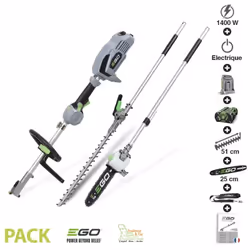 Pack taille haie élagueuse à batterie , combinaison autonome pour entretien d'arbres fruitiers et buissons. Offre réunissant ...