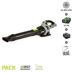 Pack pour souffler les feuilles egopower LB5301E batterie 56v chargeur inclus volume d air 900m3