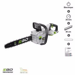 La tronçonneuse CS1610E à batterie lithium Ion est conçue pour faire face aux exigences des travaux forestiers. Que vous ayez ...