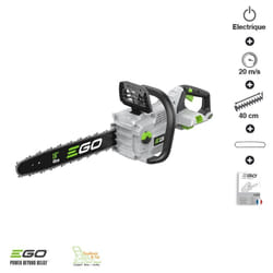 Tronconneuse electrique à batterie guide Oregon 40 cm vitesse 20m-s ego CS1610E