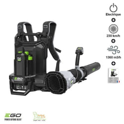 Ego Power+ - Souffleur professionnel 1360m3 heure ego LBP8000E harnais dorsal