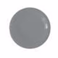 20 ASSIETTES PLASTIQUE RÉUTILISABLE 22CM GRIS- VAISSELLE DE FÊTE