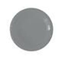 20 ASSIETTES PLASTIQUE RÉUTILISABLE 22CM GRIS- VAISSELLE DE FÊTE