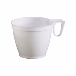 20 TASSES À CAFÉ RÉUTILISABLES 17CL BLANC