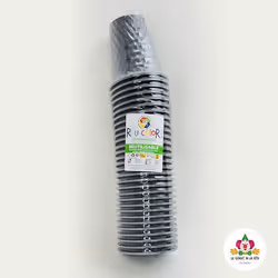 30 GOBELETS RÉUTILISABLES RECYCLABLES 25CL GRIS