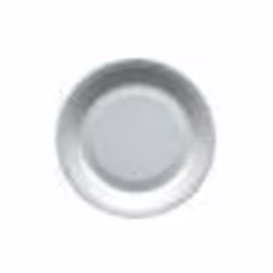 50 ASSIETTES CARTON ROND 18CM BLANC- VAISSELLE DE FÊTE