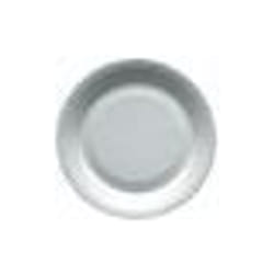 50 ASSIETTES CARTON ROND 18CM BLANC- VAISSELLE DE FÊTE