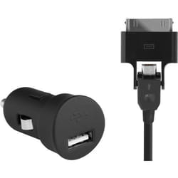 Modelabs MINICAC1AUNIV chargeur d'appareils mobiles Smartphone Noir Allume-cigare Auto