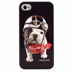 Bigben Interactive Teo Jasmin, Housse, Apple, iPhone 4/4S, Noir