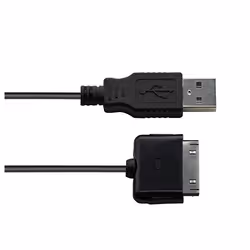 BLUEWAY CABLEIPBB, Noir, USB A, Mâle, Mâle, Mâle/Mâle, Apple iPhone/iPad/iPod