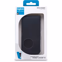 BLUEWAY Flapcase coque de protection pour téléphones portables Folio porte carte Noir