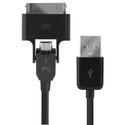 Bigben Connected CABLEUNIV1ABB câble USB Noir