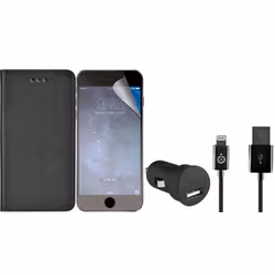 Bigben Connected PACKIPHONE65, Folio porte carte, Apple, iPhone 5/5S, 10,2 cm (4"), Noir