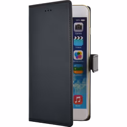 Étui folio universel pour smartphone - Taille L - Noir