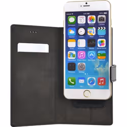 Étui folio universel pour smartphone - Taille L - Noir
