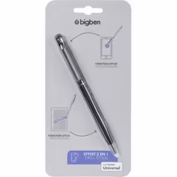 Bigben Connected STYLUS2IN1BK stylet Noir