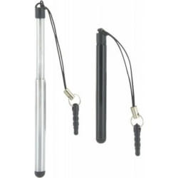 Pack de 2 Stylets Téléscopiques pour smartphone et tablette Noir Bigben