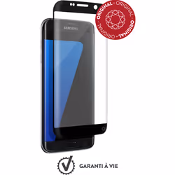 Bigben Connected FGGS7EORIGINALB, Samsung, Samsung Galaxy S7 Edge G935, Résistant aux rayures, Noir, Transparent, 1 pièce(s)