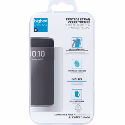 Bigben Connected PEGLASSALCIDOL4 écran et protection arrière de téléphones portables Alcatel 1 pièce(s)