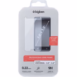 Bigben Connected PEGLASSUNIV5 écran et protection arrière de téléphones portables 1 pièce(s)