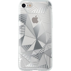 Bigben Connected COVGRAPHIP7S 4.7" Housse Argent, Transparent