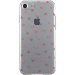 Bigben Connected COVHEARTSIP7 coque de protection pour téléphones portables Rouge, Transparent