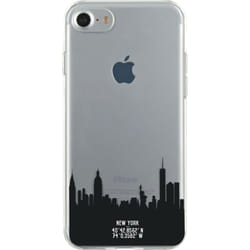 Bigben Connected COVNEWYORKIP7 4.7" Housse Noir, Transparent