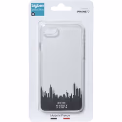 Bigben Connected COVNEWYORKIP7 4.7" Housse Noir, Transparent
