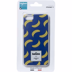 Bigben Connected COVBANANASIP7 4.7" Housse Bleu, Jaune