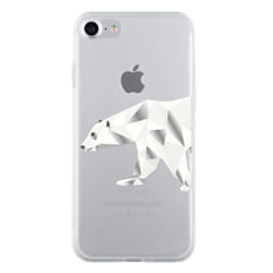 Bigben Connected COVBEAR2IP7 4.7" Housse Transparent, Blanc