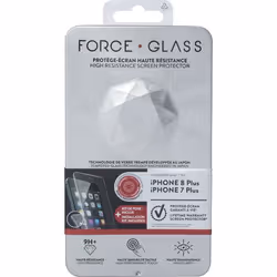 Bigben Connected FGEVOIP7PORIGC, Apple, iPhone 7 Plus/8 Plus, Résistant aux rayures, Transparent, 1 pièce(s)