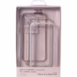 Bigben Connected CBPCOV3IN1IPSERG coque de protection pour téléphones portables Or, Rose, Transparent, Blanc