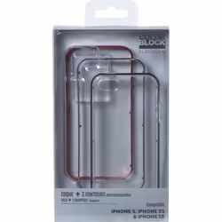 Bigben Connected CBPCOV3IN1IPSESLV coque de protection pour téléphones portables Gris, Argent, Transparent