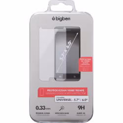 Bigben Connected PEGLASSUNIV57 écran et protection arrière de téléphones portables 1 pièce(s)