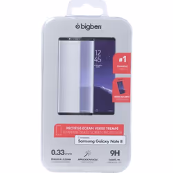 Bigben Connected PEGLASSNOTE8 écran et protection arrière de téléphones portables 1 pièce(s)