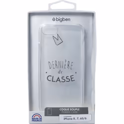 Bigben Connected COVSCHOOL1IP7 coque de protection pour téléphones portables Noir, Transparent