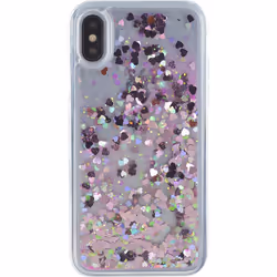 Bigben Connected COVLIQUIDIP8P, Housse, Apple, iPhone X/XS, 14,7 cm (5.8"), Rose, Transparent