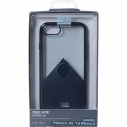Bigben Connected CBPCOVGRAPHIP7NV coque de protection pour téléphones portables Bleu, Métallique, Transparent - Vue supplémentaire 4