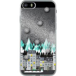 Bigben Connected COVSNOWTOWNIPSE 4" Housse Argent, Transparent