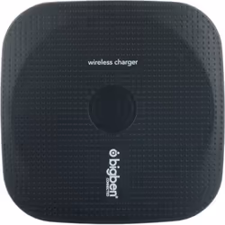 Bigben Connected INDUBASE10WB chargeur d'appareils mobiles Smartphone Noir USB Recharge sans fil Intérieure, Extérieure