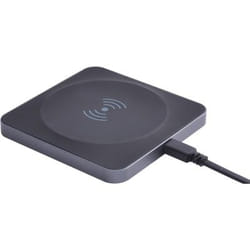 Bigben Connected INDUCBASE1075WB chargeur d'appareils mobiles Smartphone Noir USB Recharge sans fil Charge rapide Intérieure