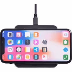 Bigben Connected INDUCBASE1075WB chargeur d'appareils mobiles Smartphone Noir USB Recharge sans fil Charge rapide Intérieure