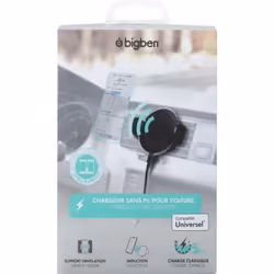 Bigben Connected INDUCAIRVENT5WB support Mobile/smartphone Noir
