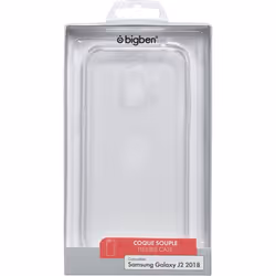 Bigben Connected SILITRANSJ22018 coque de protection pour téléphones portables Transparent