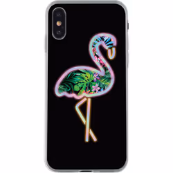 Bigben Connected COVHOLOFLAMIPX, Housse, Apple, iPhone X/XS, 14,7 cm (5.8"), Noir, Multicolore