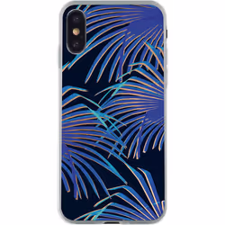 Bigben Connected COVPALMGOLDIPX, Housse, Apple, iPhone X/XS, 14,7 cm (5.8"), Noir, Bleu