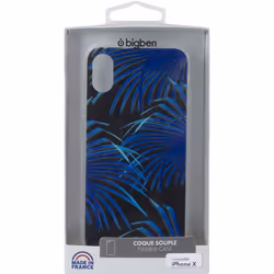 Bigben Connected COVPALMGOLDIPX 5.8" Housse Noir, Bleu