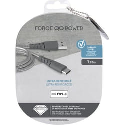 Bigben Connected FPCBLAC1.2MG câble USB 1,2 m USB 2.0 USB A USB C Gris