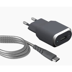 Bigben Connected FPCSAC1.2MG chargeur d'appareils mobiles Smartphone Gris, Argent Secteur Charge rapide Intérieure