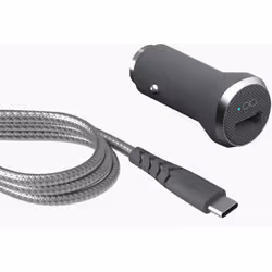 Bigben Connected FPCACAC1.2MG, Auto, Allume-cigare, 2,4 A, 1,2 m, Gris, Argent